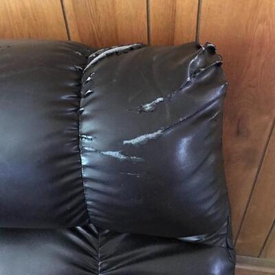 Lot 74D Recliner & Sleeper Loveseat