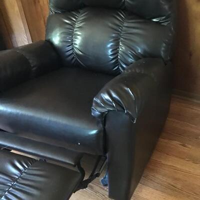 Lot 74D Recliner & Sleeper Loveseat