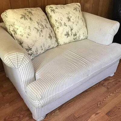 Lot 74D Recliner & Sleeper Loveseat