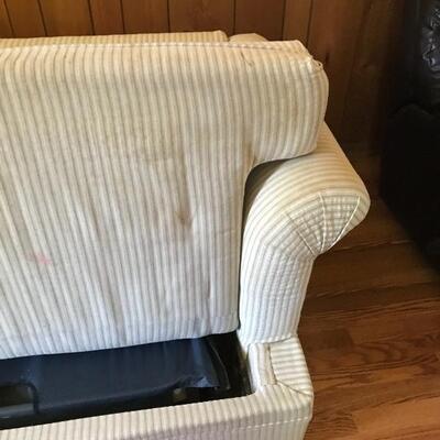 Lot 74D Recliner & Sleeper Loveseat