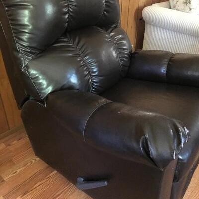 Lot 74D Recliner & Sleeper Loveseat