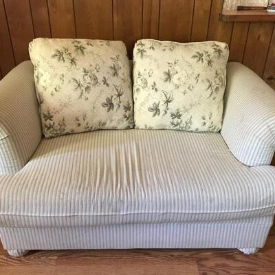 Lot 74D Recliner & Sleeper Loveseat