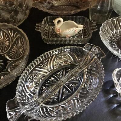 Lot 72D: Glass Serving Pieces