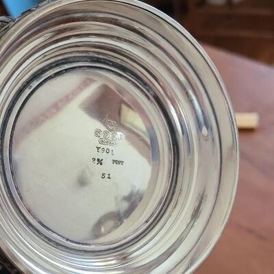 Lot 19F: Silver Plate Serving Pieces