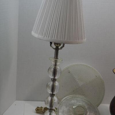Lot 22 Vintage  Light domes and lamps