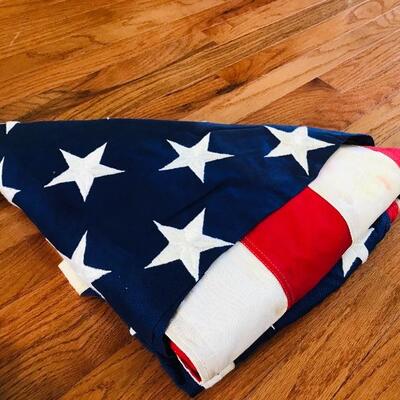 Lot 101L:  Flag and Pillows 
