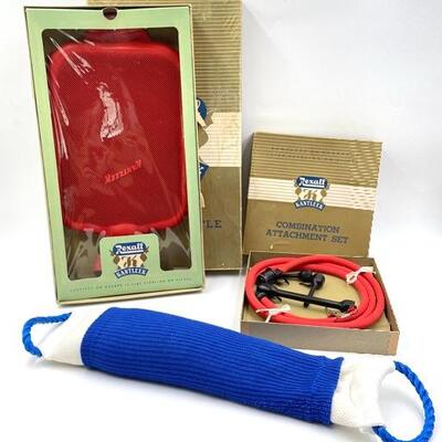 VINTAGE REXALL KANTLEEK HOT WATER BOTTLE, ATTACHMENT SET AND â€œBED BUDDYâ€ HOT/COLD PACK