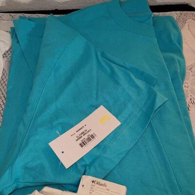 Lot 221:  New (3) Short Sleeve Shirts and (1) Tank Top 