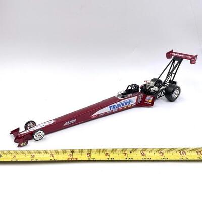 ACTION â€œBLAINE JOHNSONâ€ TRAVERS 1996 DRAGSTER DIE CAST COLLECTIBLE REPLICA