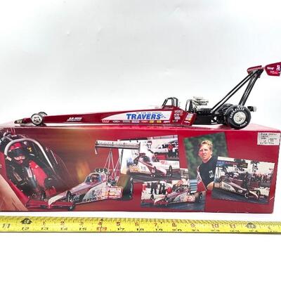 ACTION â€œBLAINE JOHNSONâ€ TRAVERS 1996 DRAGSTER DIE CAST COLLECTIBLE REPLICA