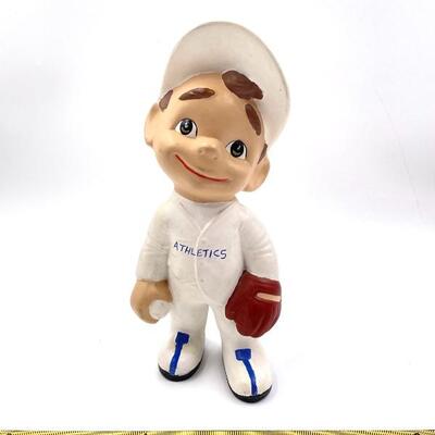 VINTAGE ATLANTIC MOLD BASEBALL BOY LARGE FIGURINE