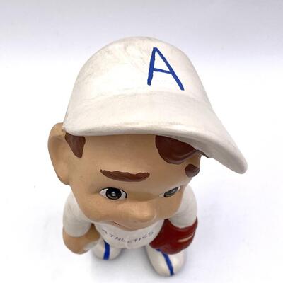 VINTAGE ATLANTIC MOLD BASEBALL BOY LARGE FIGURINE