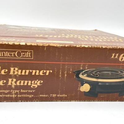 SEARS SINGLE BURNER TABLE RANGE