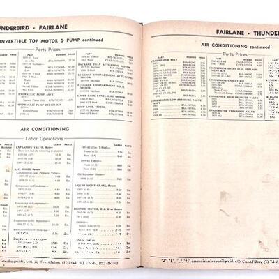 1962 MOTORâ€™S FLAR RATE & PARTS MANUAL 34TH EDITION