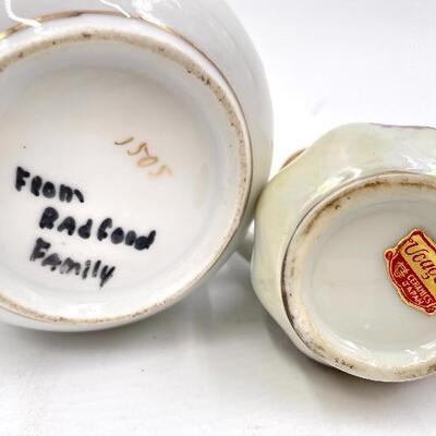 GERMAN BOWL, MOUSTACHE CUP, AND MINI PITCHER