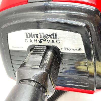 DIRT DEVIL CAN VAC 02003 COMPACT VACUUM AND BAGS