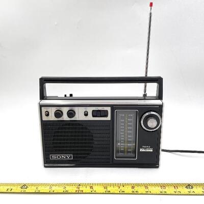 VINTAGE SONY TRM-7250W AM/FM TRANSISTOR RADIO