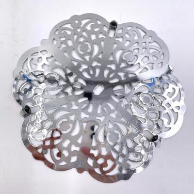 VINTAGE IRVIN-WARE CHROME PLATED TRIVET
