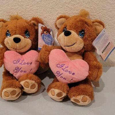 Lot 236: (2) Precious Moments I LOVE YOU Bears MOTHERS DAY GIFT