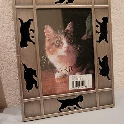 Lot 238: Assorted NEW Cat Theme Picture Frames 