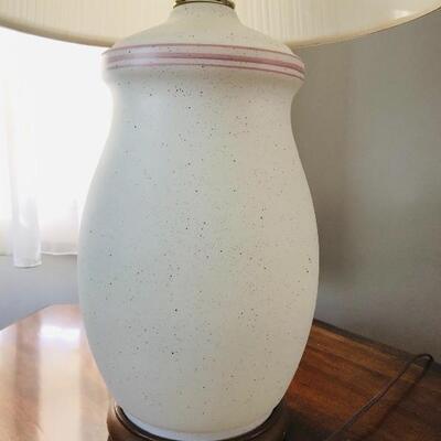 Lot 97L:  Hexagon Endtable and Lamp