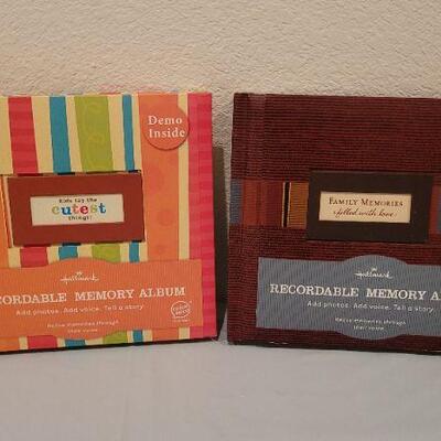 Lot 240: (2) New Hallmark RECORDABLE Memory Photo Album