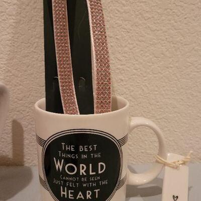 Lot 249: Assorted NEW Coffee Mugs and Ladies Jewelry 