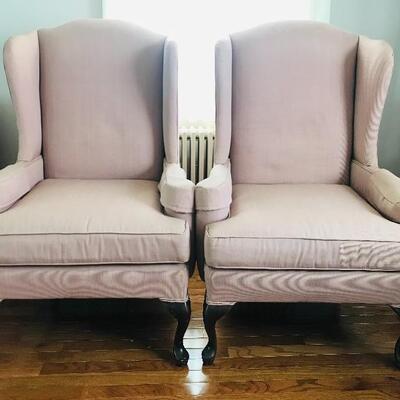 Lot 95L: Palmer House Hickory King Chairs