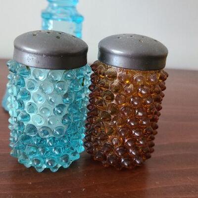 Lot 20: Vintage Hobnail Salt & Pepper and More