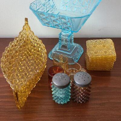 Lot 20: Vintage Hobnail Salt & Pepper and More