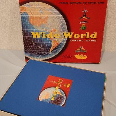 Lot 263: Vintage WIDE WORLD Travel Board Game 