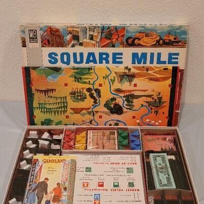 Lot 264: Vintage SQUARE MILE Milton Bradley Board Game NEVER PLAYED! 