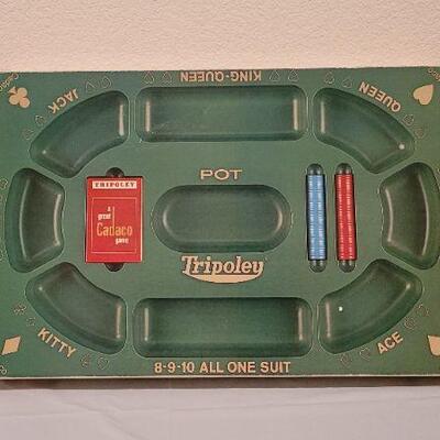 Lot 265: Vintage Tripoly Board Game - Base Only