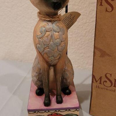 Lot 266: New JIM SHORE Genghis Deco Cat