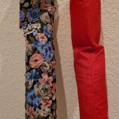 Lot 275: (2) Vintage Umbrellas with Covers 
