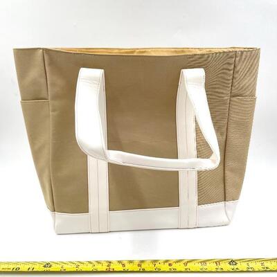 ELIZABETH ARDEN TAN TOTE