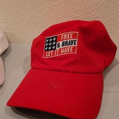 Lot 280: (2) New Patriotic Baseball Caps 