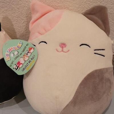Lot 284: (2) New SQUISHMELLOW Plush Figures 