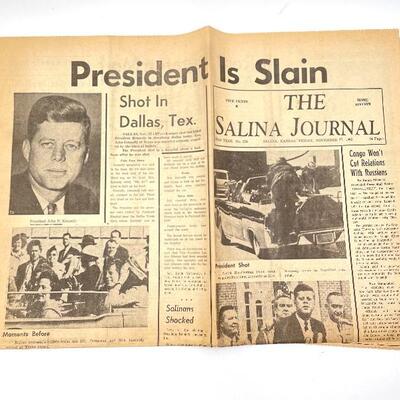 1963-64 JOHN F. KENNEDY ASSASSINATION MEMORABILIA - SATURDAY EVENING POST, LIFE, AND MORE