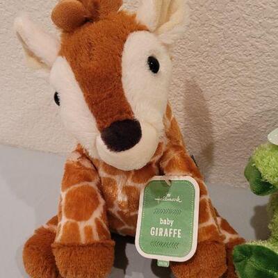 Lot 285: (2) New HALLMARK Plush Animal Collectibles 