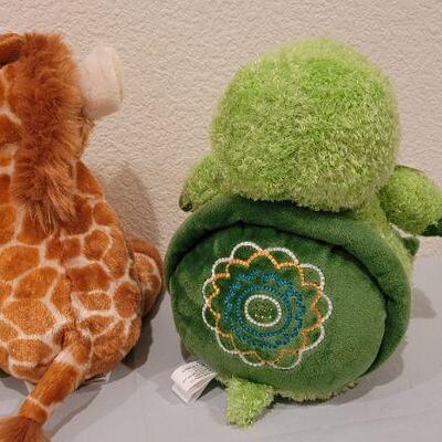 Lot 285: (2) New HALLMARK Plush Animal Collectibles 