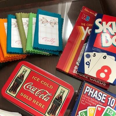 Lot 93L:  Phone System and Playing Cards