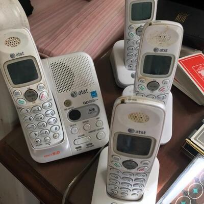 Lot 93L:  Phone System and Playing Cards