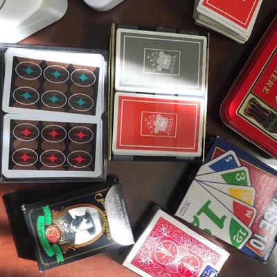 Lot 93L:  Phone System and Playing Cards