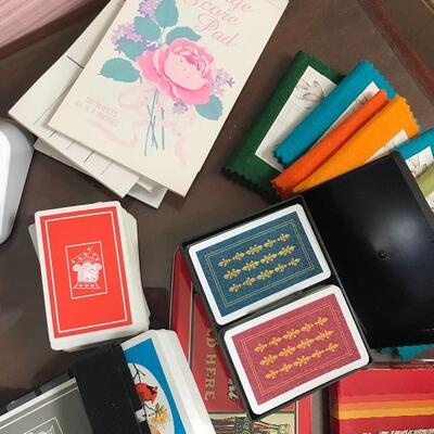 Lot 93L:  Phone System and Playing Cards