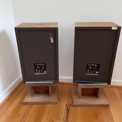Lot 125 - Infinity RSe Floor Speaker Set with Stands