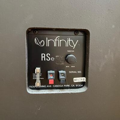 Lot 125 - Infinity RSe Floor Speaker Set with Stands
