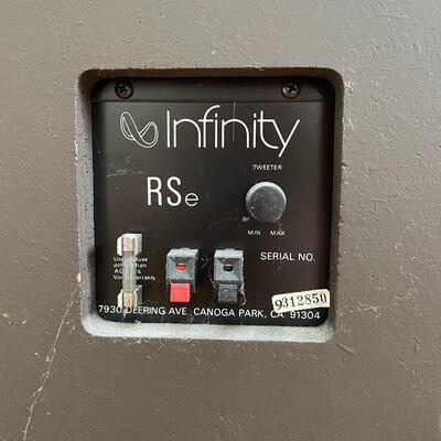 Lot 125 - Infinity RSe Floor Speaker Set with Stands