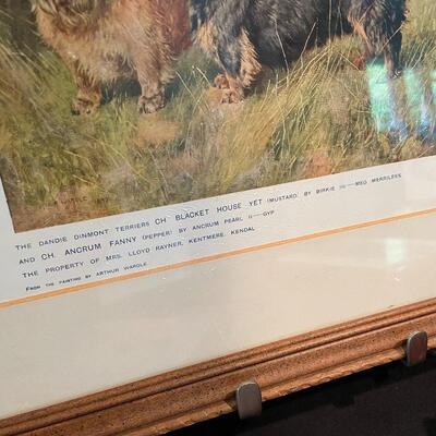 Lot 129 - Dandie Terrier Lithographs & More