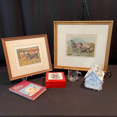 Lot 129 - Dandie Terrier Lithographs & More